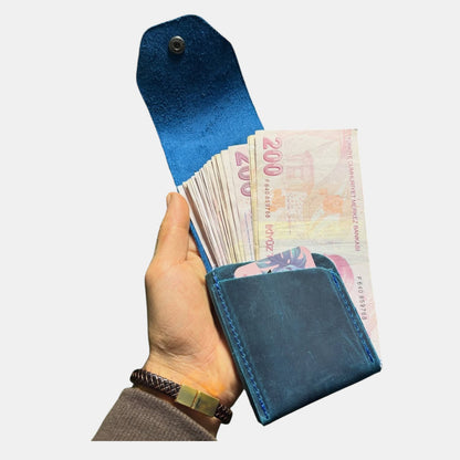 Derivica™ El Yapımı Hakiki Deri Erkek Cüzdanı